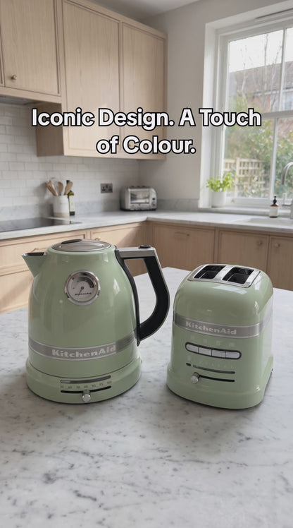 KitchenAid Artisan Kettle & 2 Slice Toaster Kitchen Set (Pistachio Green)