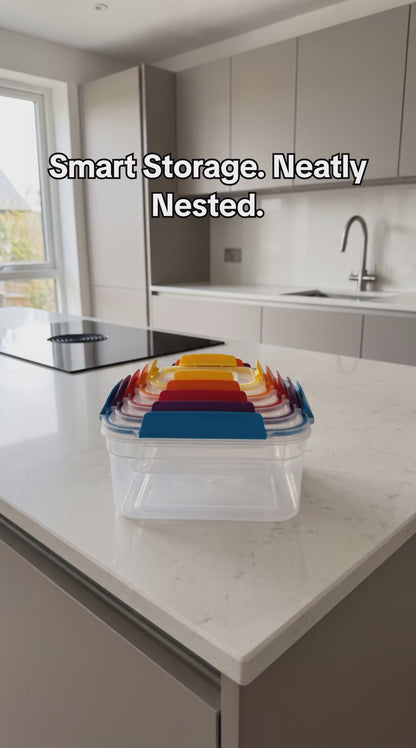 Joseph Joseph Nest Lock 5-Piece Plastic Food Kitchen Container Set 81081 (Multicolour)