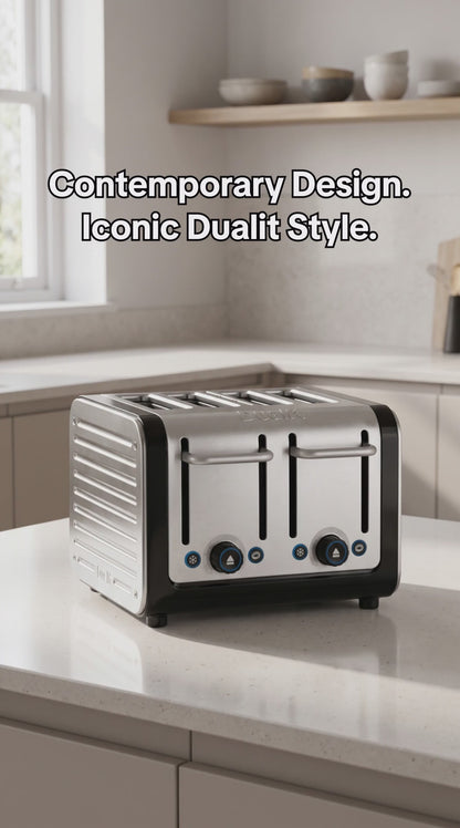 Dualit Architect 4 Slice Toaster 46505 (Black Trim)