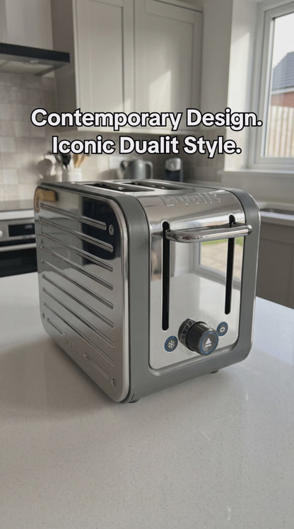 Dualit Architect 2 Slice Toaster 26526 (Grey Trim)