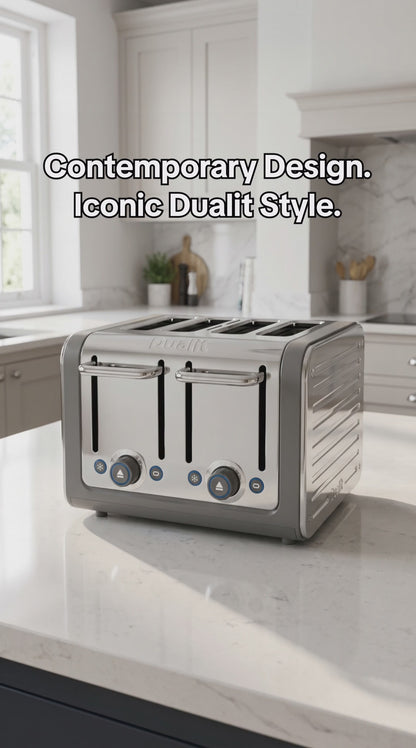 Dualit Architect 4 Slice Toaster 46526 (Grey Trim)