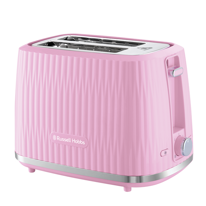 Russell Hobbs Eden Kettle, 2 Slice Toaster & Microwave Kitchen Set (Raspberry)