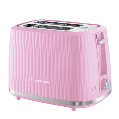 Russell Hobbs Eden Kettle, 2 Slice Toaster & Microwave Kitchen Set (Raspberry)