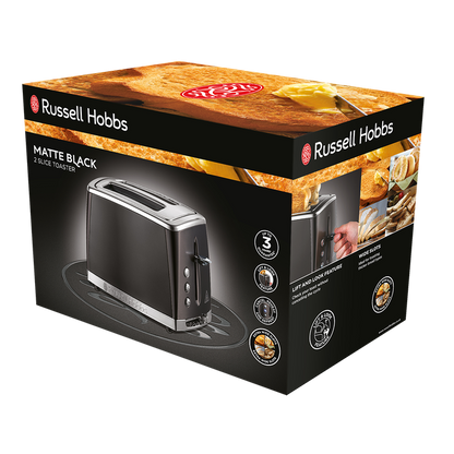 Russell Hobbs Russell Hobbs Luna 2 Slice Toaster 26150 (Matte Black)