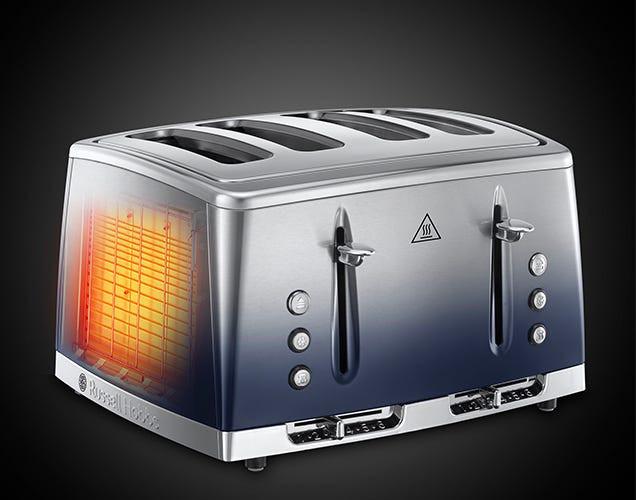 Russell Hobbs Eclipse 4 Slice Toaster 25141 (Midnight Blue) - Vibe Home