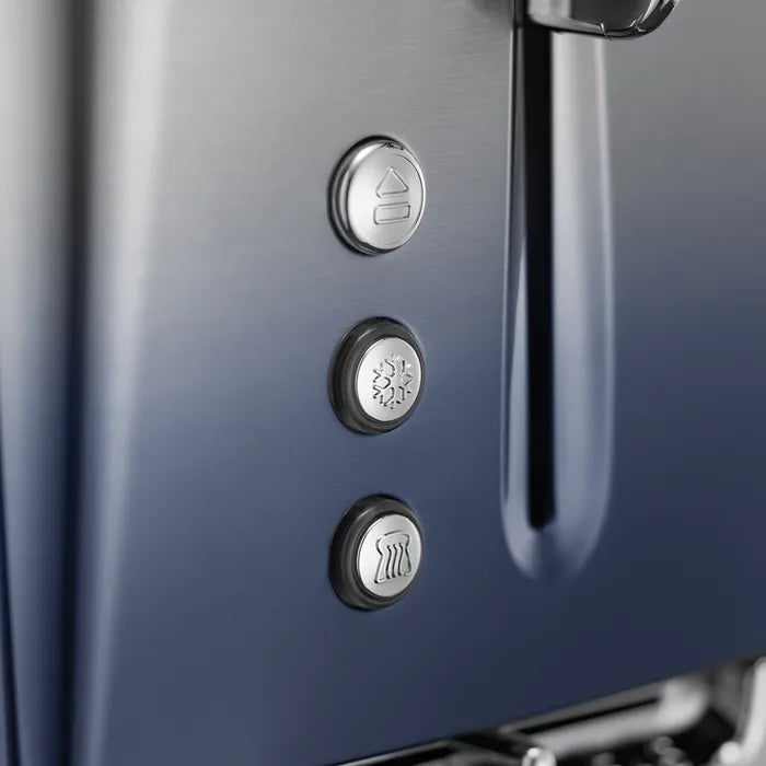 Russell Hobbs Eclipse Jug Kettle & 4 Slice Toaster Kitchen Set (Midnight Blue) - Vibe Home