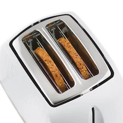 Russell Hobbs Honeycomb Kettle, 2 Slice Toaster & Manual Microwave Kitchen Set (White)