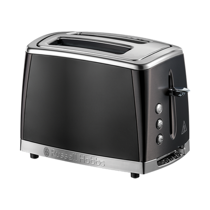 Russell Hobbs Russell Hobbs Luna Kettle & 2 Slice Toaster Kitchen Set (Matt Black)