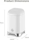 Swan Solace Bread Bin & Canisters Matching Kitchen Storage Set (White) - Vibe Home