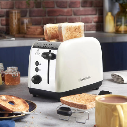 Russell Hobbs Traditional Cream Kettle and Toaster Set