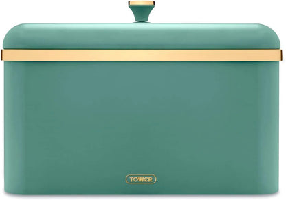 Tower Cavaletto Jade Green Kitchen Set - Kettle, Toaster, Bread Bin, Canisters