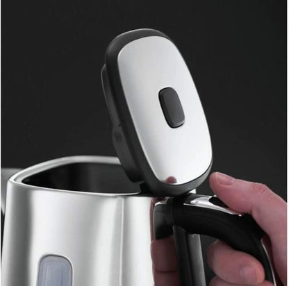 Russell Hobbs Luna Jug Kettle & 2 Slice Long Slot Toaster Kitchen Set (Copper) - Vibe Home