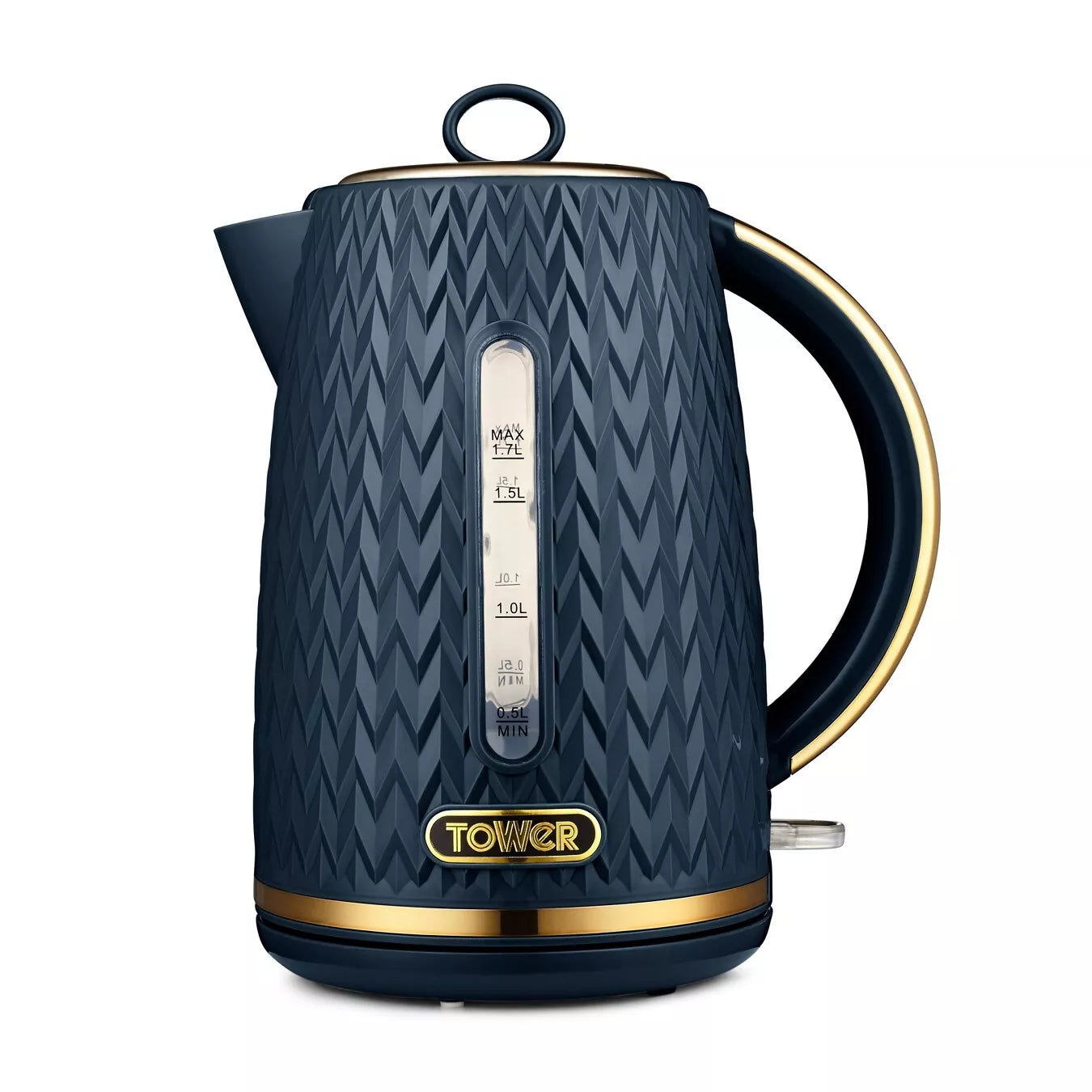 Tower Empire Kettle Brass Accents T10052MNB (Midnight Blue)