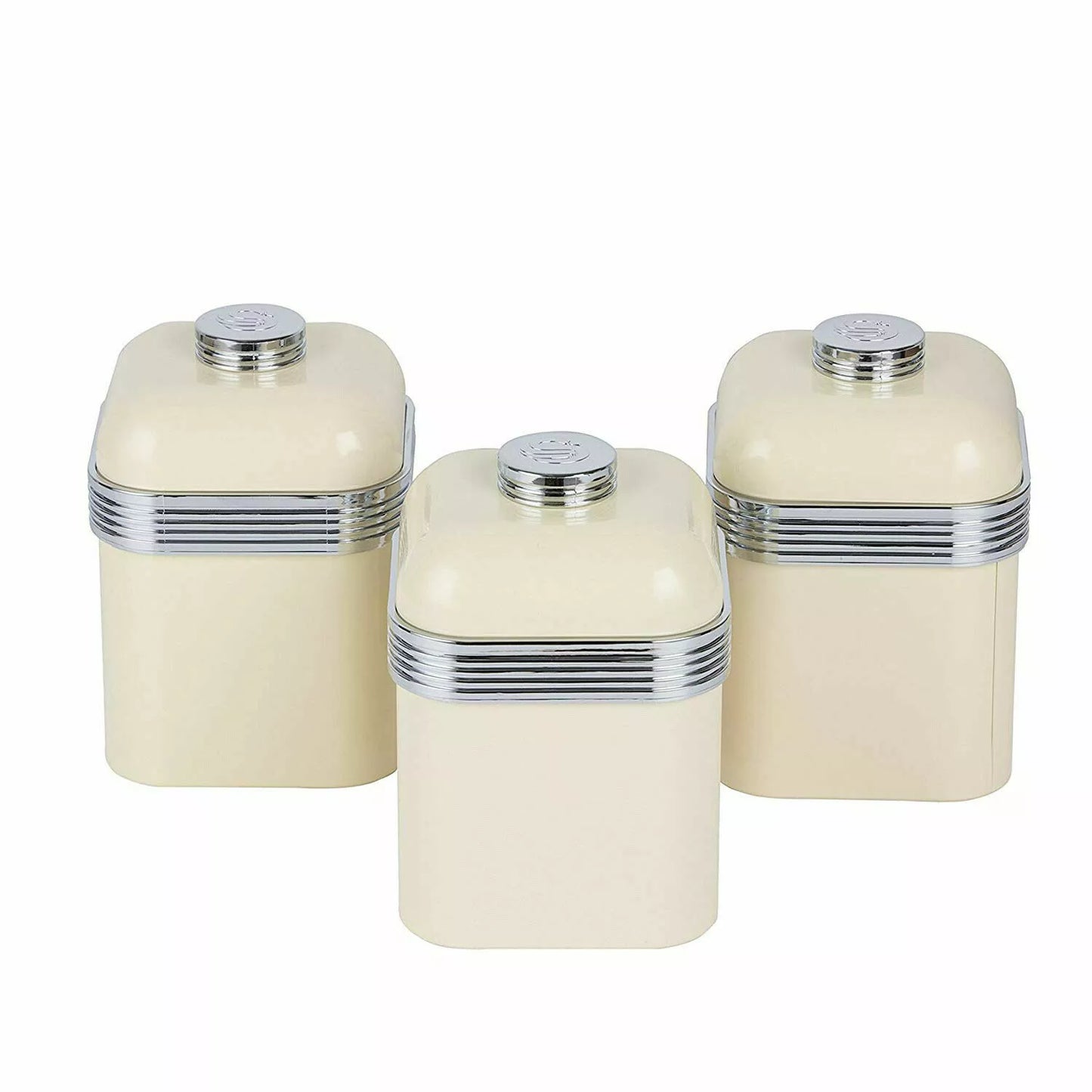 Swan Retro Canisters Kitchen Set SWKA1020CN (Cream)