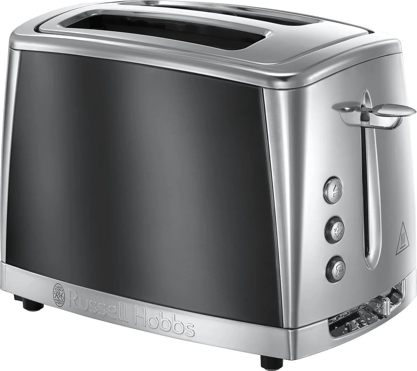 Russell Hobbs Luna Grey Kettle & Toaster Set Kitchen Bundle 2024