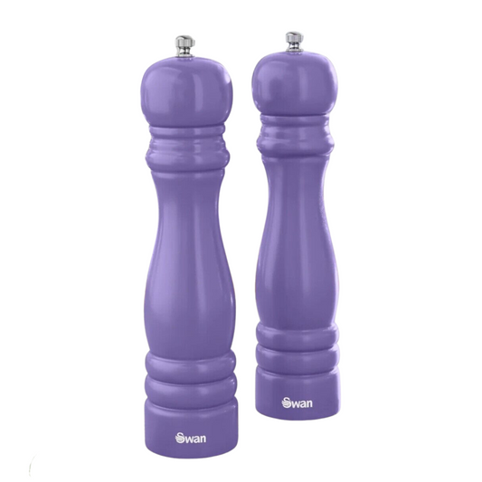 Swan Retro Salt and Pepper Mills - Purple - 8" One Size (SWKA1080PURN)