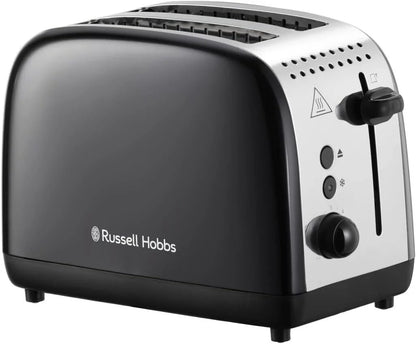 Russell Hobbs Traditional Kettle & Toaster Kitchen Set (Black)