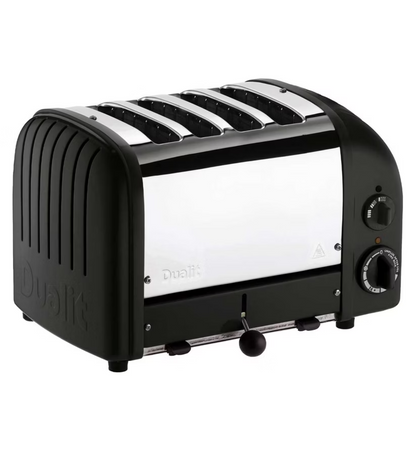 Dualit Classic Kettle & 4 Slice Toaster Kitchen Set (Matte Black)