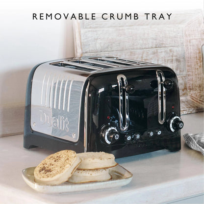Dualit Lite 4 Slice Toaster 46205 (Black)