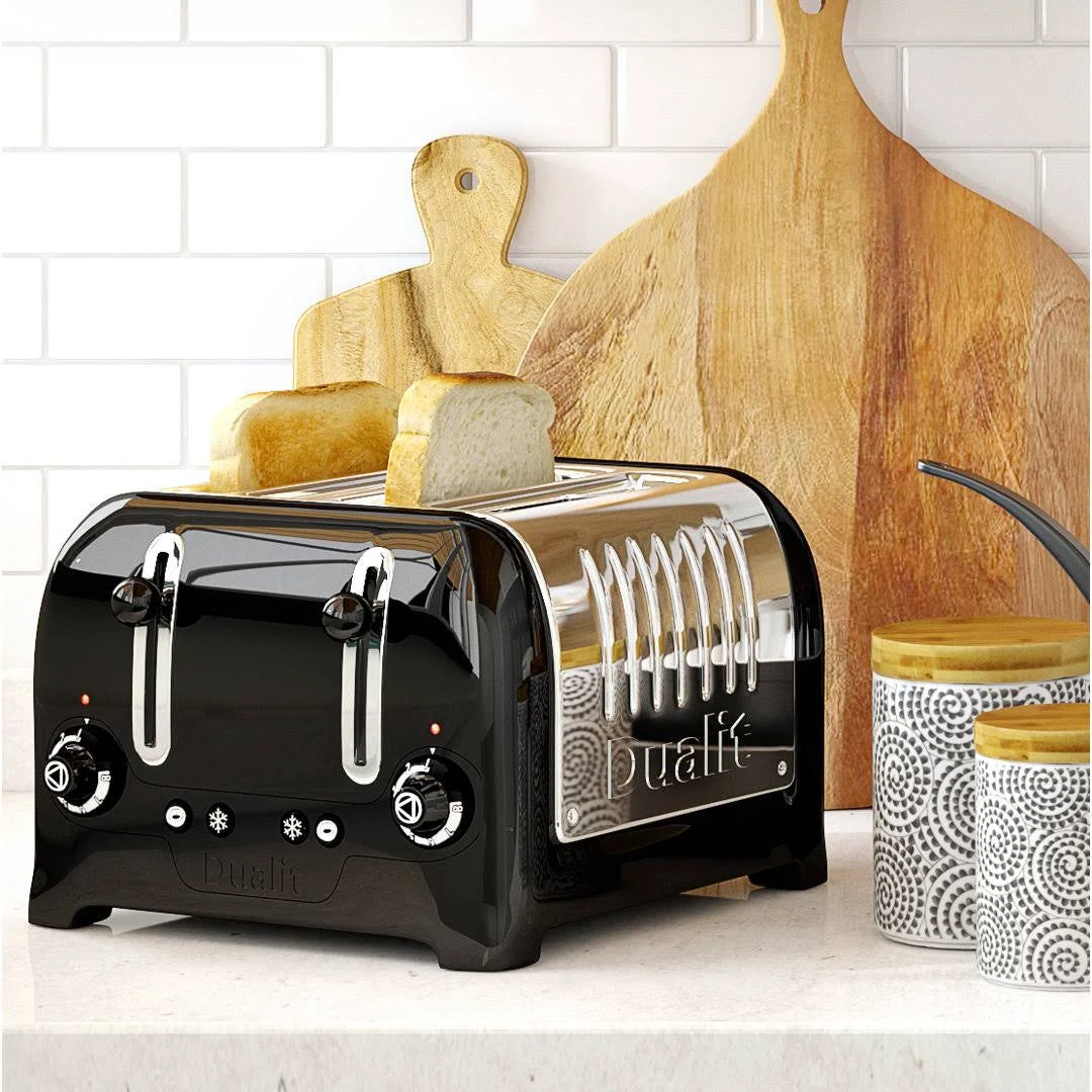 Dualit Lite 4 Slice Toaster 46205 (Black)