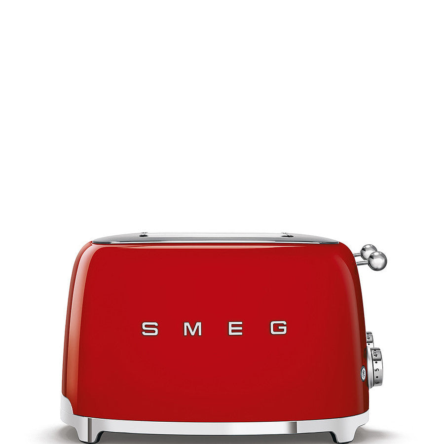 SMEG Retro 4 Slice Toaster Extra Wide Slots TSF03RDUK (Red)