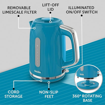 Breville Bold Retro Kettle (Blue).