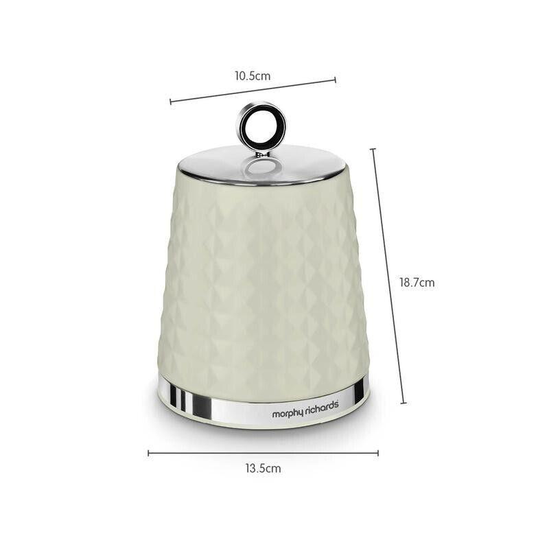 Morphy Richards Dimensions Canisters Set (Ivory Cream).