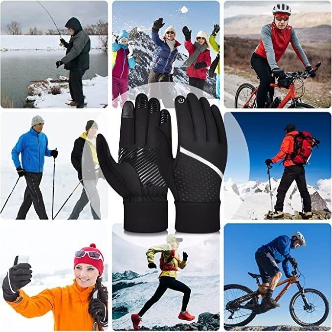 Unisex Running/Cycling Gloves - Touch Screen Anti-slip -  Size Medium - RRP £30