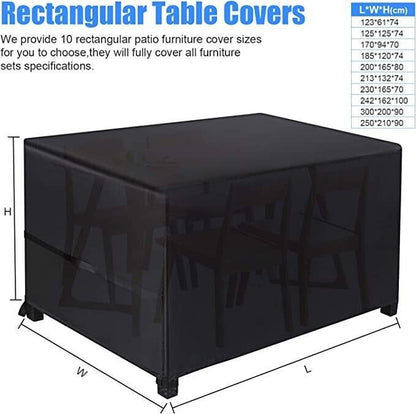 Universal Garden Outdoor Table Cover Rectangle Waterproof