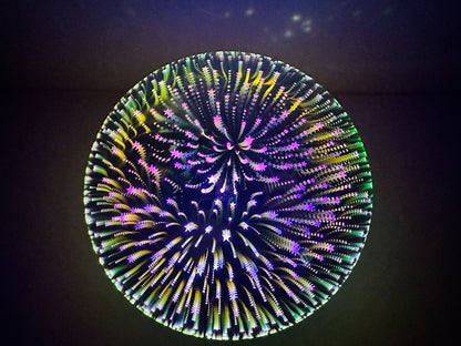 Infinity Star Mirror Light Glow Ball Firework Multi Coloured Night Lamp