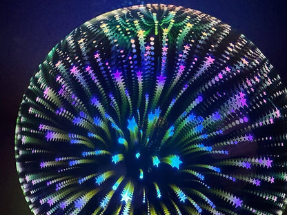 Infinity Star Mirror Light Glow Ball Firework Multi Coloured Night Lamp