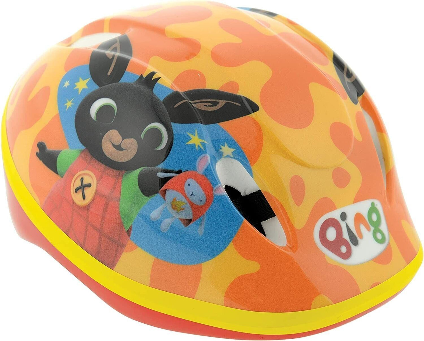 BING Kids Cycling Helmet Adjustable Childrens Bike Orange Orange Boys, Girls