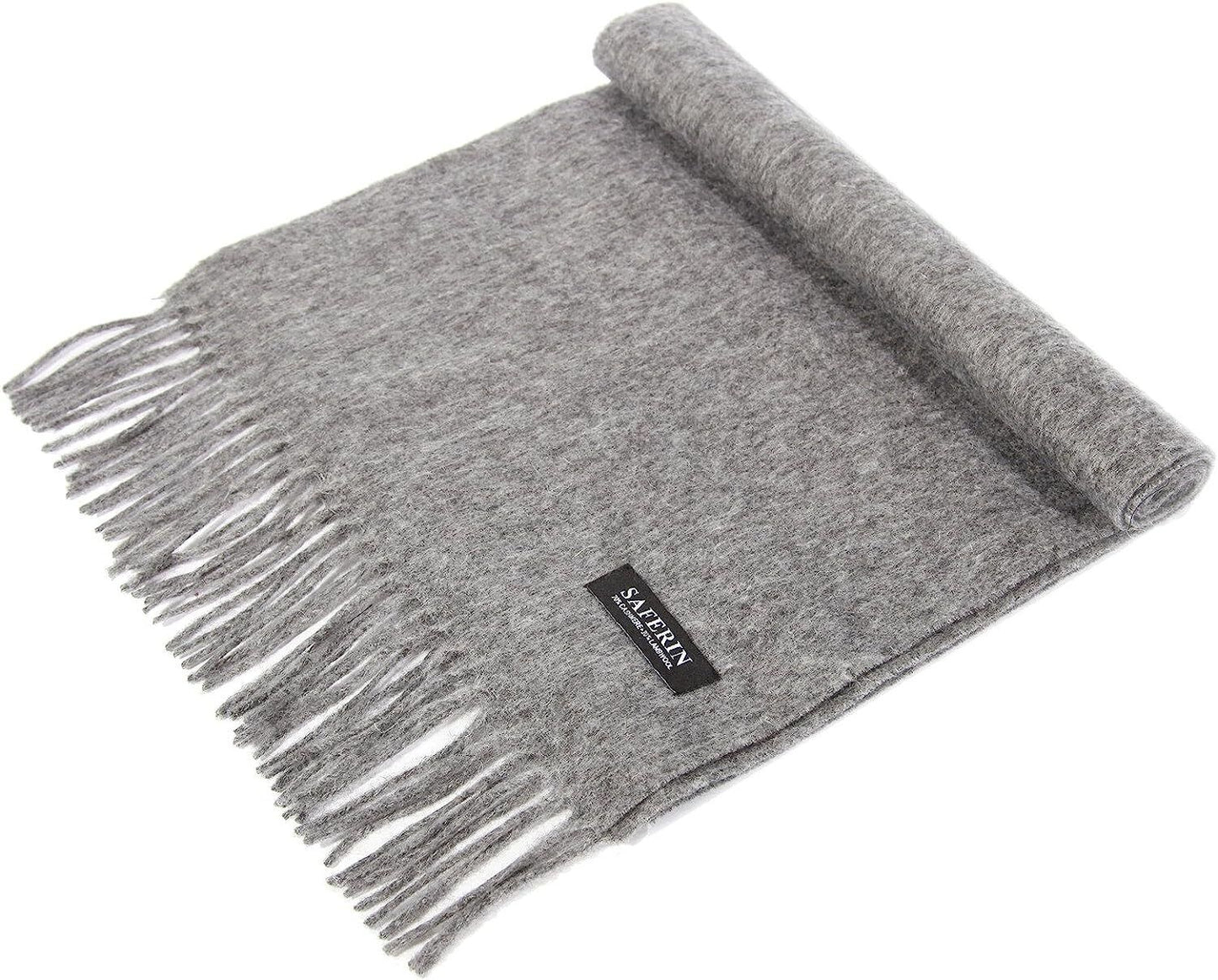 Lambswool and Cashmere Feel Blend Scarf Stylish Winter Warm (Womens Mens)