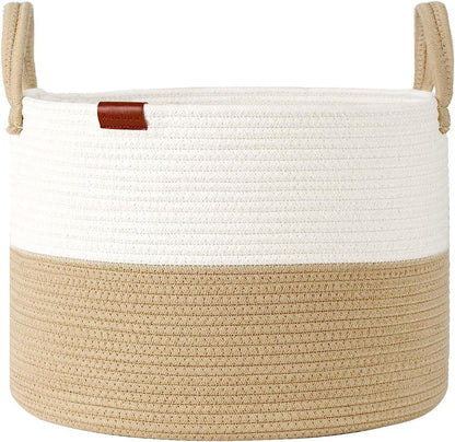 Aoohun Extra Large Laundry Basket Collapsible Woven Storage Basket