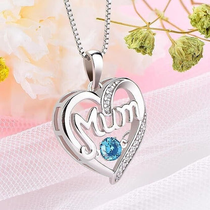 Mums Necklace 925 Sterling Silver Fine Jewellery Mothers Day Gift