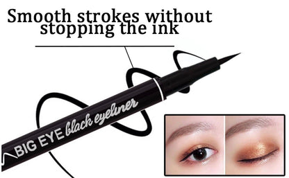 Black Eye Liners Makeup Pencil Mascara Natural Eye Look No Smudge (3 Pack)