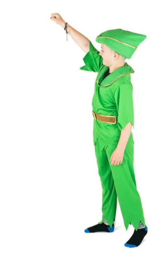 Bodysocks Peterpan Fancy Dress Costume (Kids) Boys & Girls Size: 4 to 6 years