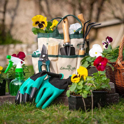 Garden Tool Set & Equipment Gardening Essential Hand Tools, Shovel, Spade Gloves