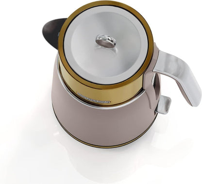 MORPHY RICHARDS SIGNATURE OPULENT ELECTRIC 1.5 LITRE 3KW KETTLE - GOLD 100743 1.5L Capacity and 3kW Rapid Boil Element