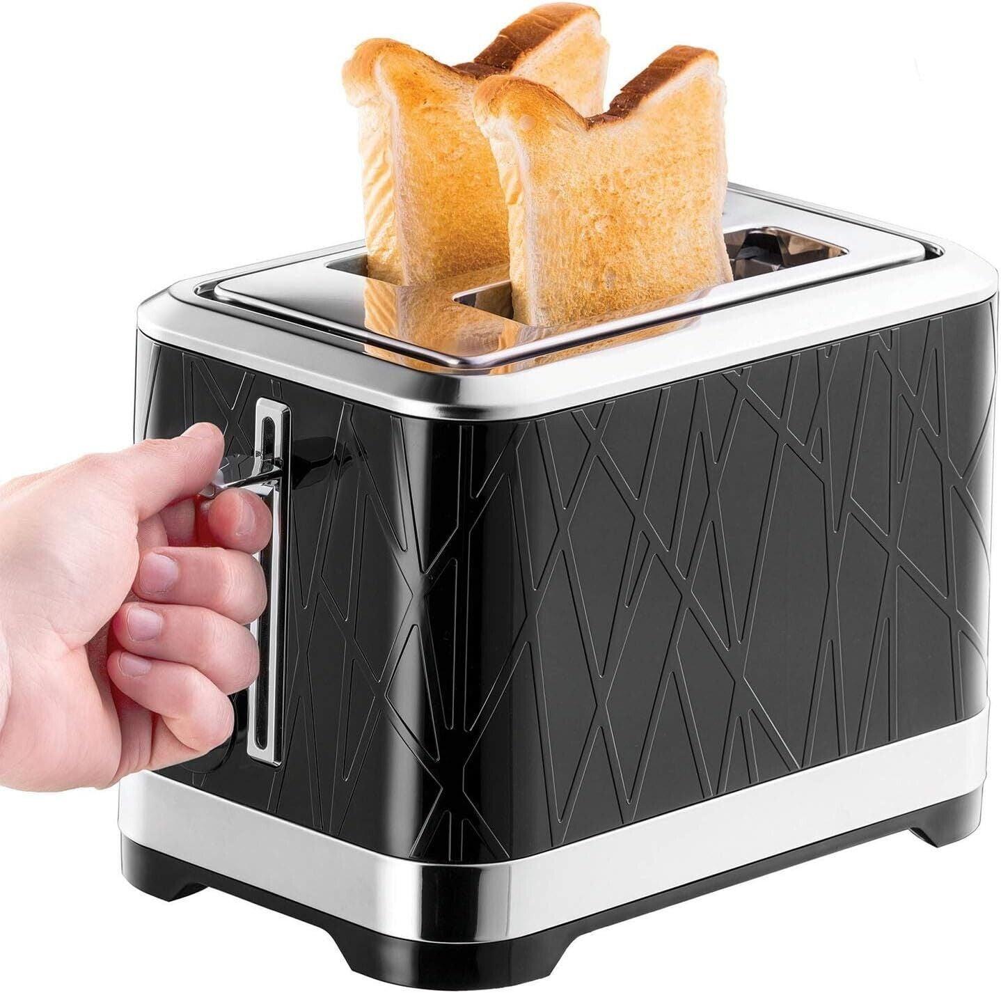Russell Hobbs Structure 2 Slice Toaster 28091 Black