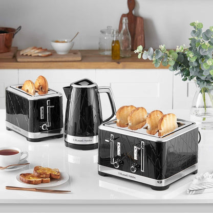 Russell Hobbs Structure 2 Slice Toaster 28091 (Black).