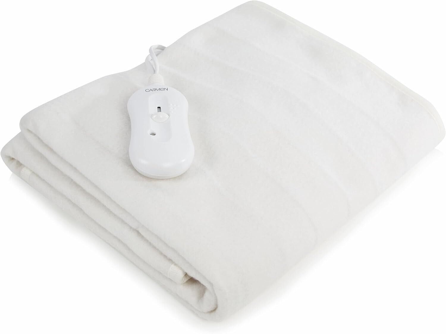 Carmen C81195 - Single - Heated Under Blanket with Overheat Protection, 35W, White