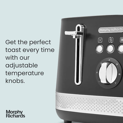 Morphy Richards Illumination 4 Slice Toaster 248020 (Black).
