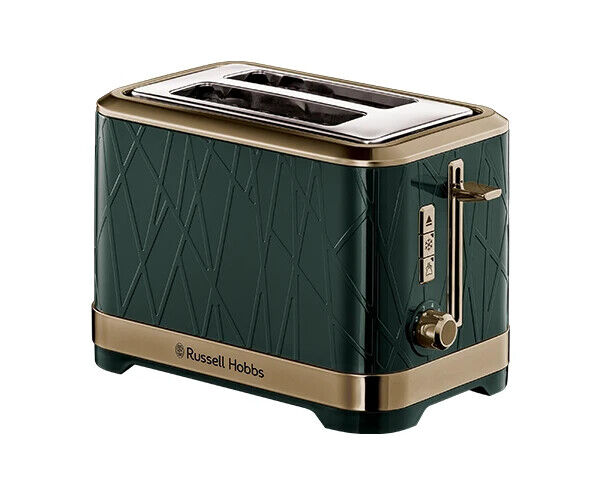 Russell Hobbs Structure 1050W Electric 2 Slice Toaster - Emerald Green - 26121