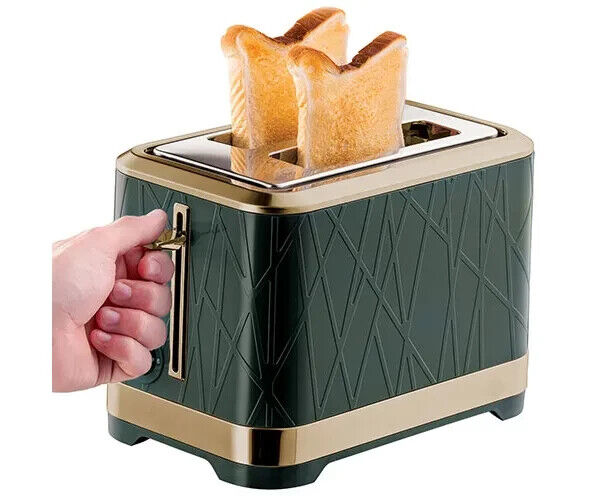 Russell Hobbs Structure 1050W Electric 2 Slice Toaster - Emerald Green - 26121